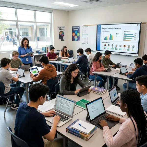 How does adaptive learning work?