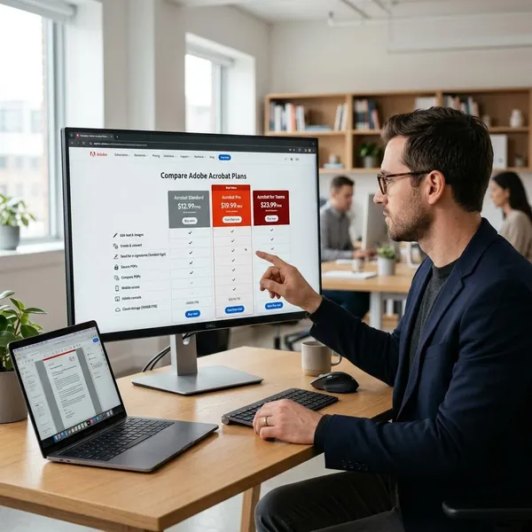 Adobe Acrobat plans compared