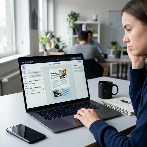 How to edit a PDF in Adobe Express