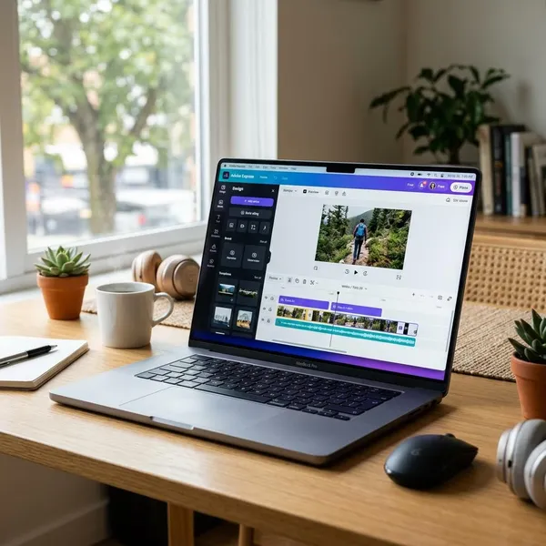 What can the Adobe Express video editor do?