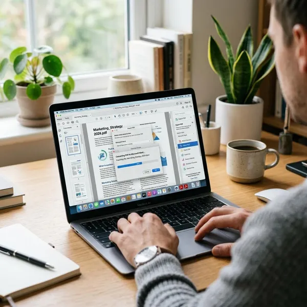 How to convert PDF to Word in Acrobat