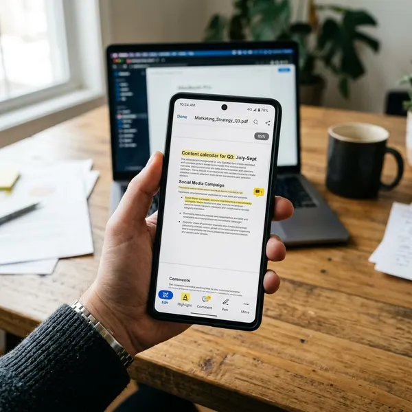 What can Adobe Acrobat Reader do on Android?