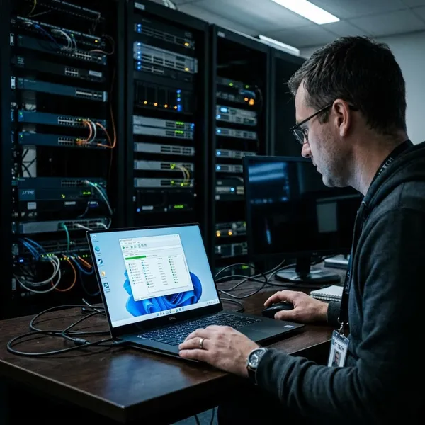 How do you scan a network with Advanced IP Scanner?