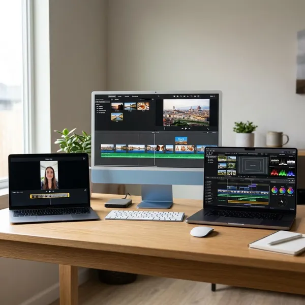 How do Photos, iMovie, and Final Cut Pro compare?