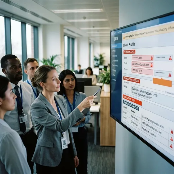 Which CRM data carries risk?
