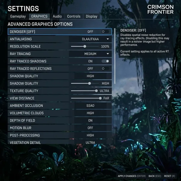 Why players disable the specular denoiser