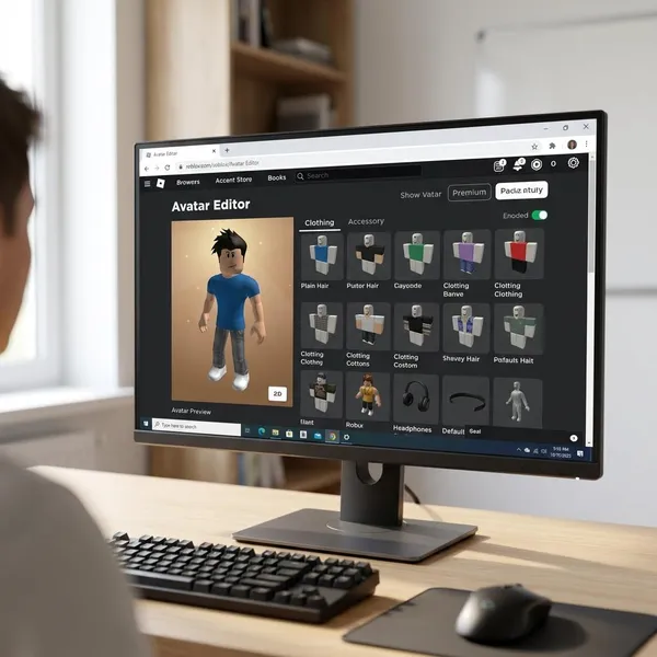 Which Roblox settings make your avatar look skinny?